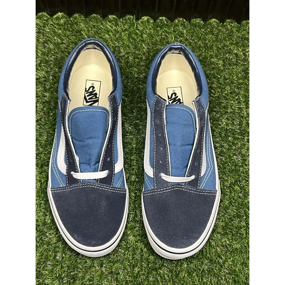 Size 6.5 Y - Vans Old Skool Navy True White Sneakers Unisex VN000D2VNVY